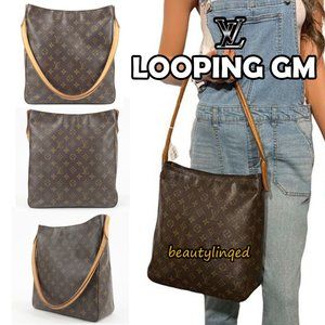 💎✨Authentic✨💎 Louis Vuitton Monogram Looping GM Shoulder Bag